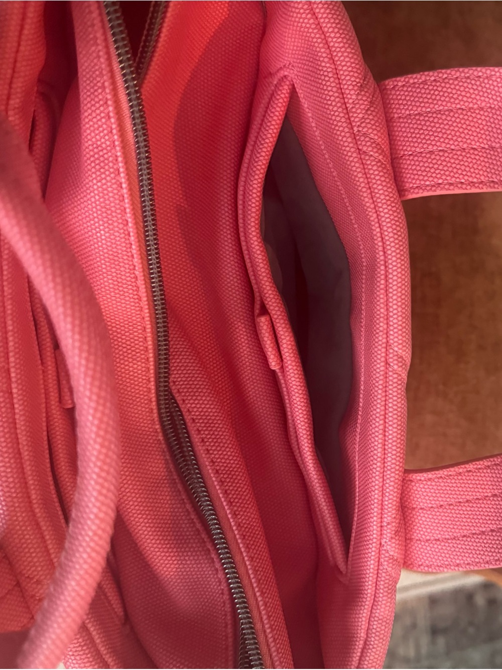 lug Coral Pink Crossbody Canvas Bag